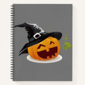 Spine-Chilling krabbels: Halloween Custom Notitieboek (Voorkant)
