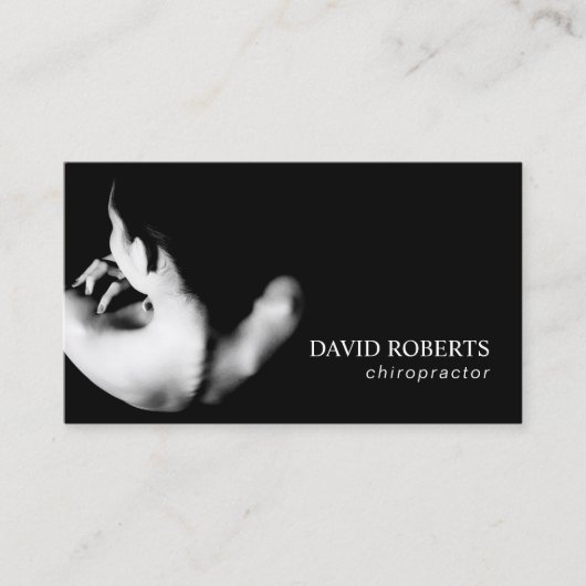 Spine Chiropractor Chiropractische Therapist Visitekaartje (Voorkant)