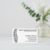 Spine Chiropractor Multiple Appointards Afsprakenkaartje (Staand voorkant)
