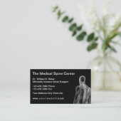 Spine Doctor Medical Thema Visitekaartje (Staand voorkant)