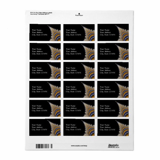 Spine_fractal Etiket (Full Sheet)