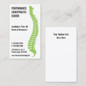 Spine Logo Chiropractor Doctor Visitekaartjes (Voorkant / Achterkant)