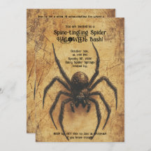 🕷️Spine-tintelende Spider HALLOWEEN Bash
