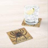 🕷️Spine-tintelende Spider HALLOWEEN Bash Kartonnen Onderzetters (Insitu)