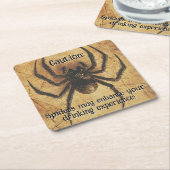 🕷️Spine-tintelende Spider HALLOWEEN Bash Kartonnen Onderzetters (Schuin)