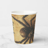 🕷️Spine-tintelende Spider HALLOWEEN Bash Papieren Bekers (Links)