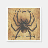 🕷️Spine-tintelende Spider HALLOWEEN Bash Servet (Voorkant)