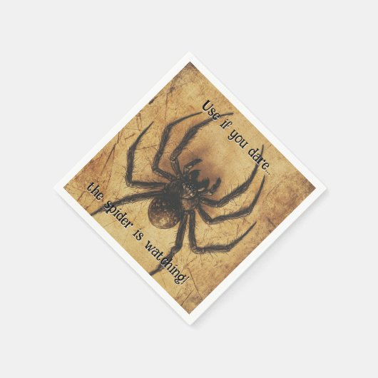 🕷️Spine-tintelende Spider HALLOWEEN Bash Servet (Hoek)