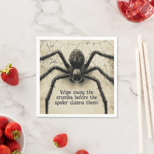  Spine-tintelende Spider HALLOWEEN Bash Servet (Insitu)