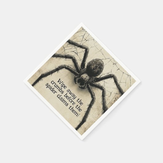  Spine-tintelende Spider HALLOWEEN Bash Servet (Hoek)