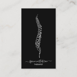 Spine vertebrae orthopedisch ziekenhuis visitekaartje