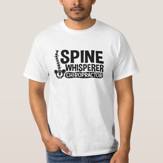 Spine Whisperer Chiropractic Chiropractor Chiro T-shirt (Voorkant)