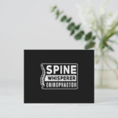 Spine Whisperer Chiropractor Chiro Chiropractic Briefkaart (Staand voorkant)