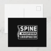 Spine Whisperer Chiropractor Chiro Chiropractic Briefkaart (Voorkant / Achterkant)