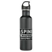 Spine Whisperer Chiropractor Chiro Chiropractic Waterfles (Voorkant)
