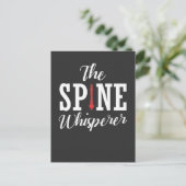 Spine Whisperer Chiropractor Funny Orthopedisch Briefkaart (Staand voorkant)