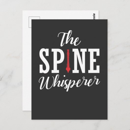 Spine Whisperer Chiropractor Funny Orthopedisch Briefkaart (Voorkant / Achterkant)