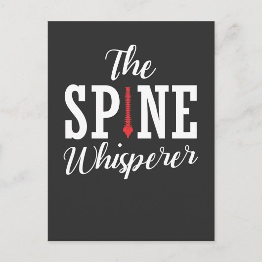 Spine Whisperer Chiropractor Funny Orthopedisch Briefkaart (Voorkant)