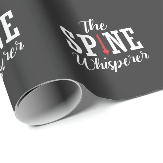 Spine Whisperer Chiropractor Funny Orthopedisch Cadeaupapier (Rol Hoek)