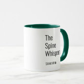 Spine Whisperer Chiropractor Personalized Cowerker Mok (Voorkant rechts)