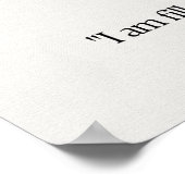 Spinel Gem Crystal Betekenis Kaart Poster (Hoek)