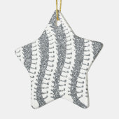 Spinen en FAUX Glitter Star Ornament (Links)