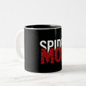 Spinermoeder mok – Superheld moeder cadeau, Grappi (Voorkant links)