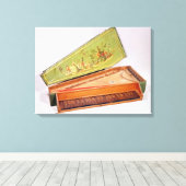 Spinet, 1746 canvas afdruk (Insitu (Houten vloer))