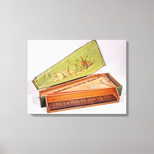 Spinet, 1746 canvas afdruk (Voorkant)
