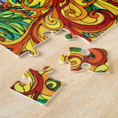 Spinglas Dragon Puzzle Legpuzzel (Zijkant)