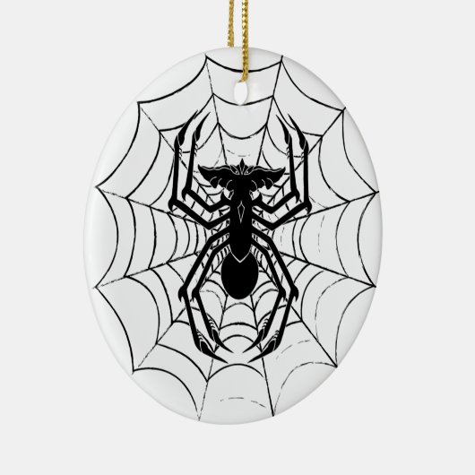 SpinGremlin's Web Keramisch Ornament (Rechts)