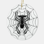 SpinGremlin's Web Keramisch Ornament (Links)