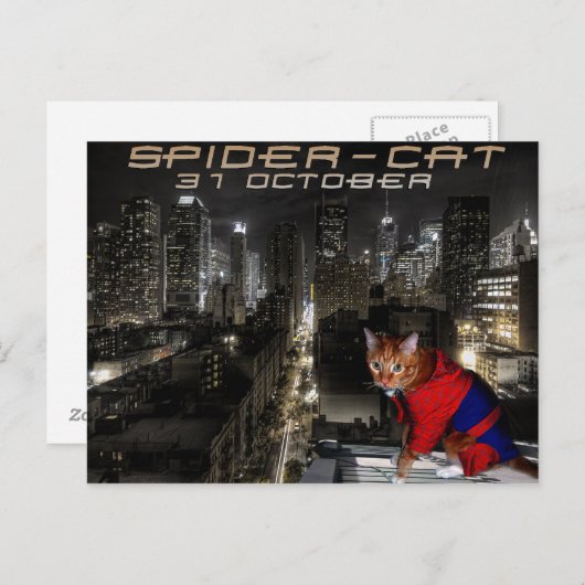 spinkat briefkaart (Voorkant / Achterkant)