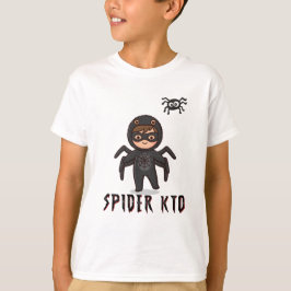Spinman Kinder Cartoon | Schattige Spidey op de Ru T-shirt
