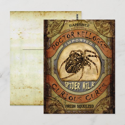 Spinmelk Briefkaart (Voorkant / Achterkant)