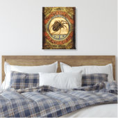 Spinmelk Canvas Afdruk (Insitu (Slaapkamer))