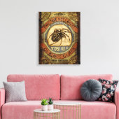 Spinmelk Canvas Afdruk (Insitu (Woonkamer))
