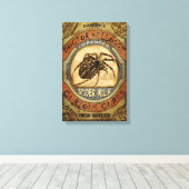 Spinmelk Canvas Afdruk (Insitu (Houten vloer))