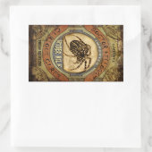 Spinmelk Rechthoekige Sticker (Tas)