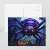 Spinmonster Halloween Ansichtkaart Briefkaart (Voorkant / Achterkant)