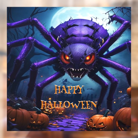 Spinmonster Halloween Raamsticker (Vel 2)