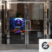 Spinmonster Halloween Raamsticker (Kantoordeur)