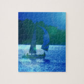 Spinnaker Racing Sailboat Puzzle Legpuzzel (Verticaal)
