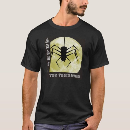 Spinne Anansi trickster spider T-shirt (Voorkant)