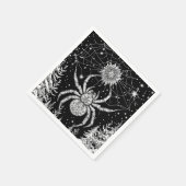 Spinne mit Mandala im magischen Netz Sternenhimmel Servet (Hoek)