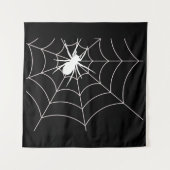 Spinnebaan Zwangerschapsaankondiging Halloween Wandkleed (Voorkant (horizontaal))