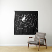 Spinnebaan Zwangerschapsaankondiging Halloween Wandkleed (In Situ (horizontaal))