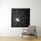 Spinnebaan Zwangerschapsaankondiging Halloween Wandkleed (In situ)