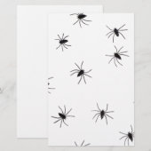 spinnen briefpapier (Voorkant / Achterkant)