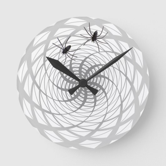 Spinnen en internet ronde klok (Voorkant)